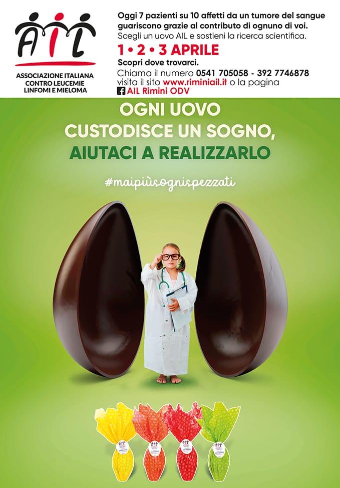 Uova di Pasqua AIL 2022 AIL Rimini OdV